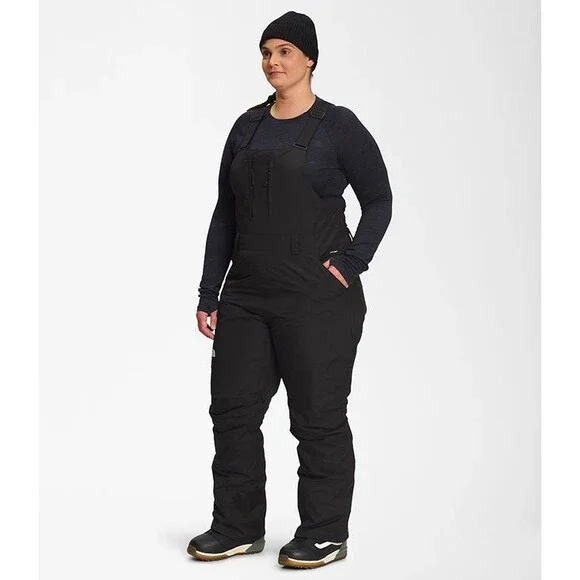 The North Face Plus Freedom Bib Women's Size 2X Long Black Snow Pants NWT